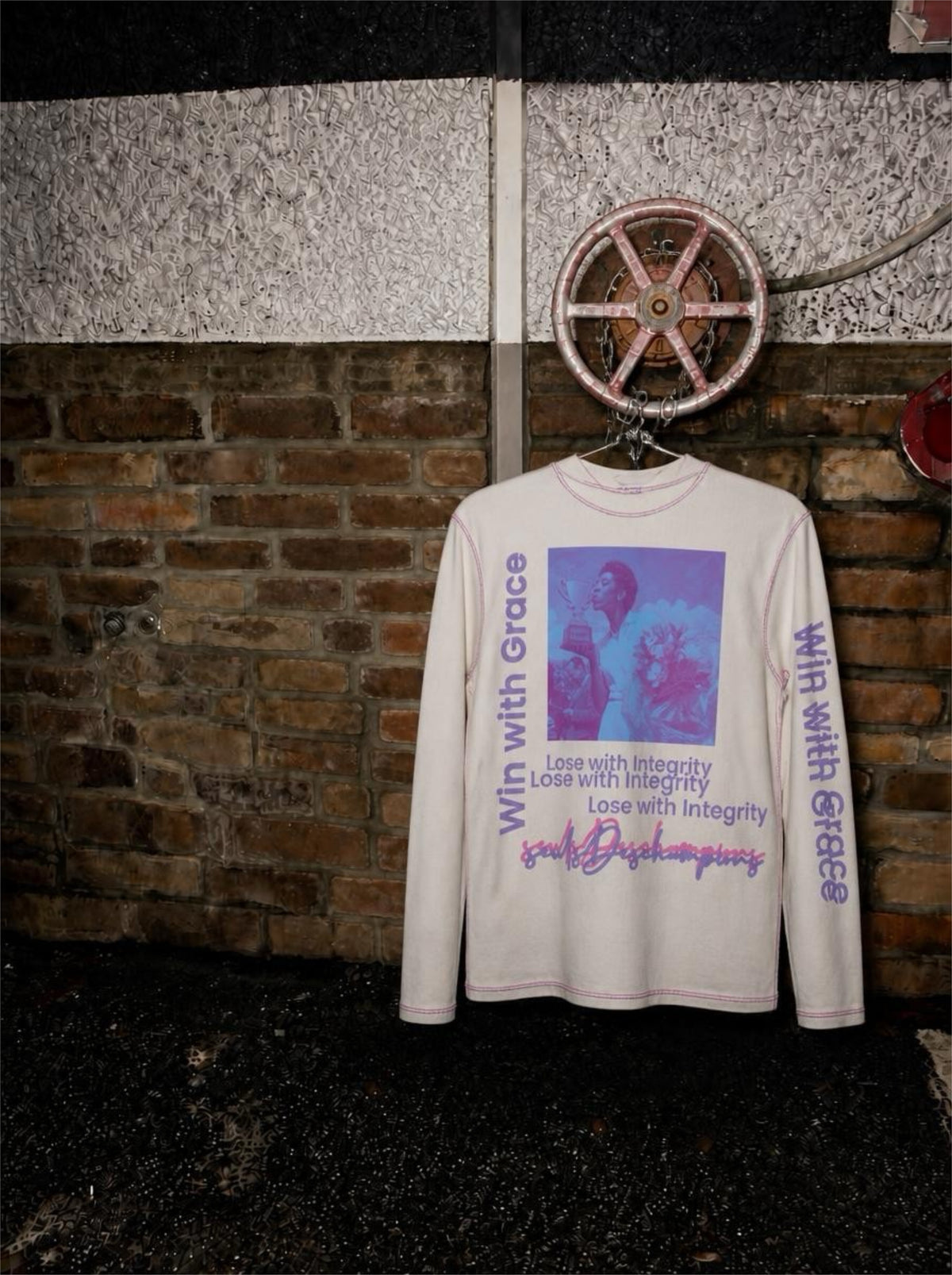 “Win with Grace” Waffle Tee