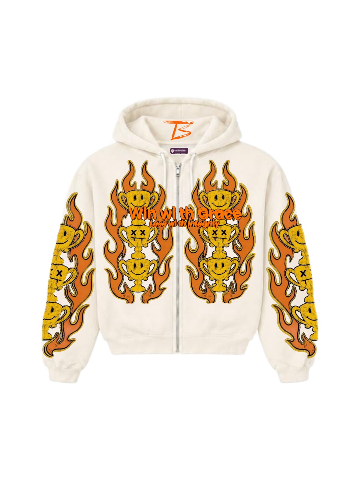 TROPHÉS ON FIRE FLEECE