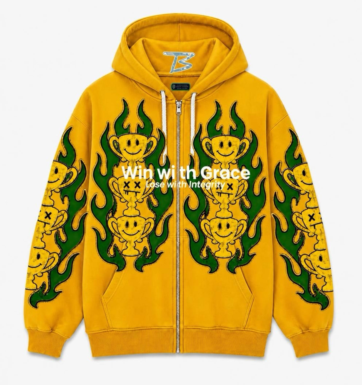 TROPHÉS ON FIRE FLEECE
